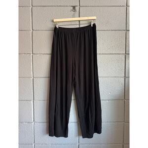 Heartstring by Kleen Wide Leg Elastic Waist Pant size XL in Black